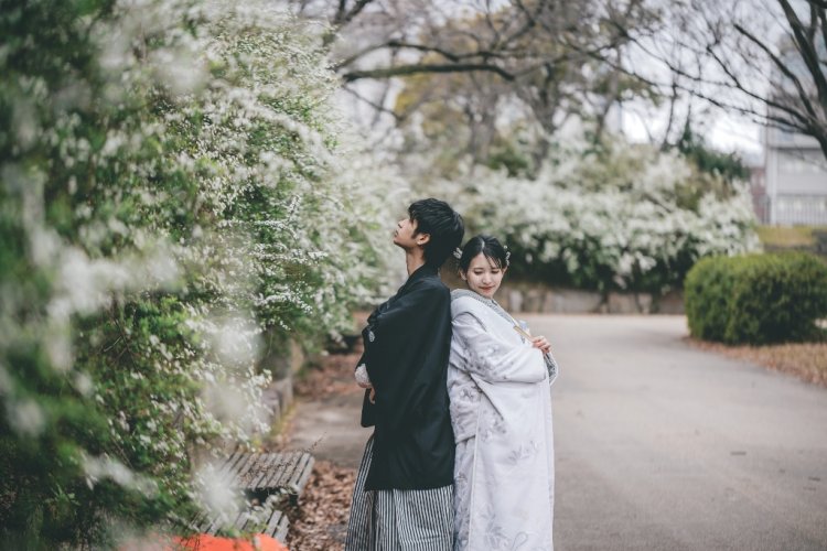 季節のお花が可愛い大阪城