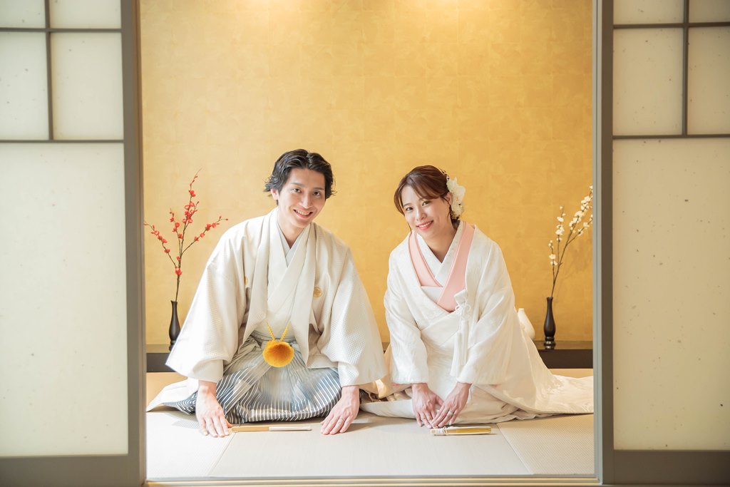 流行りの淡いお色味で雰囲気合わせた和装撮影🌟