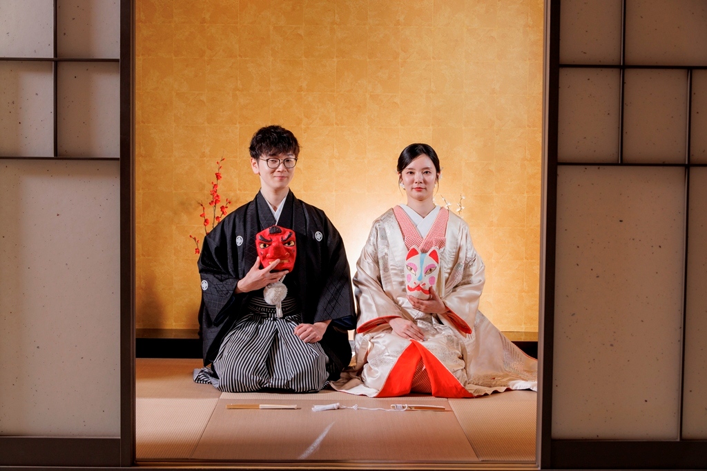 様々なシチュエーションで撮影可能💕スタジオでの前撮り撮影👰