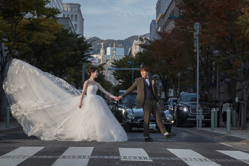 イルミネーションが美しく輝く冬の旧居留地