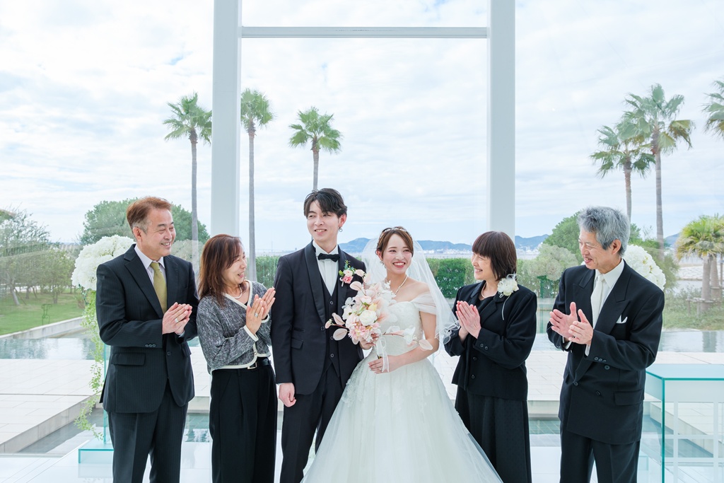 ご家族様と一緒にチャペルにて記念に残る1日に…♡