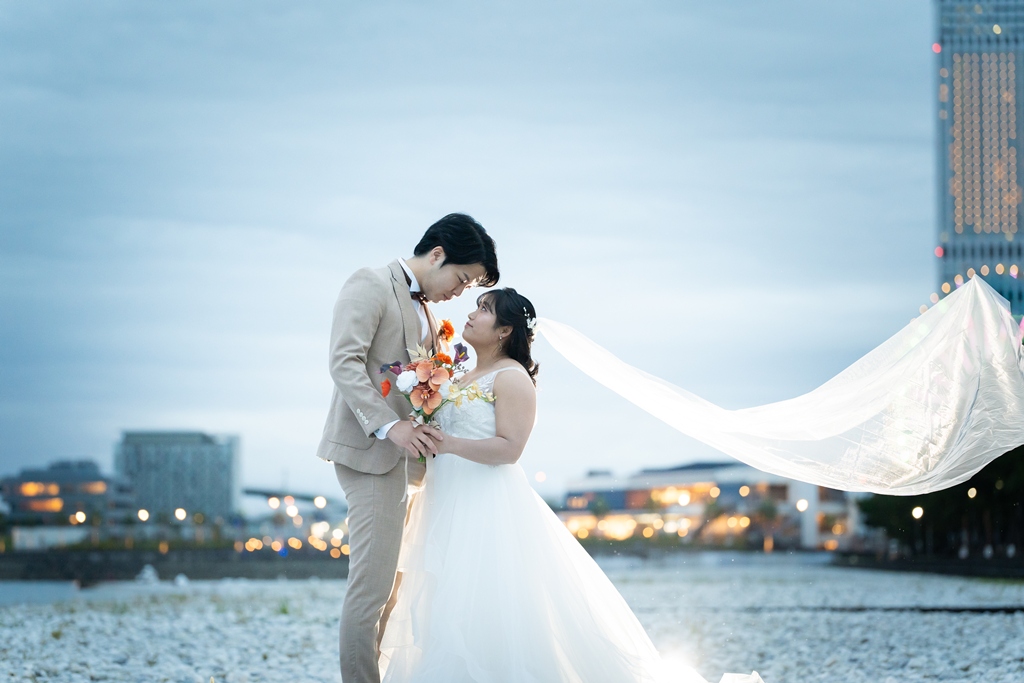 関西の海外風スポット♡マーブルビーチ前撮り