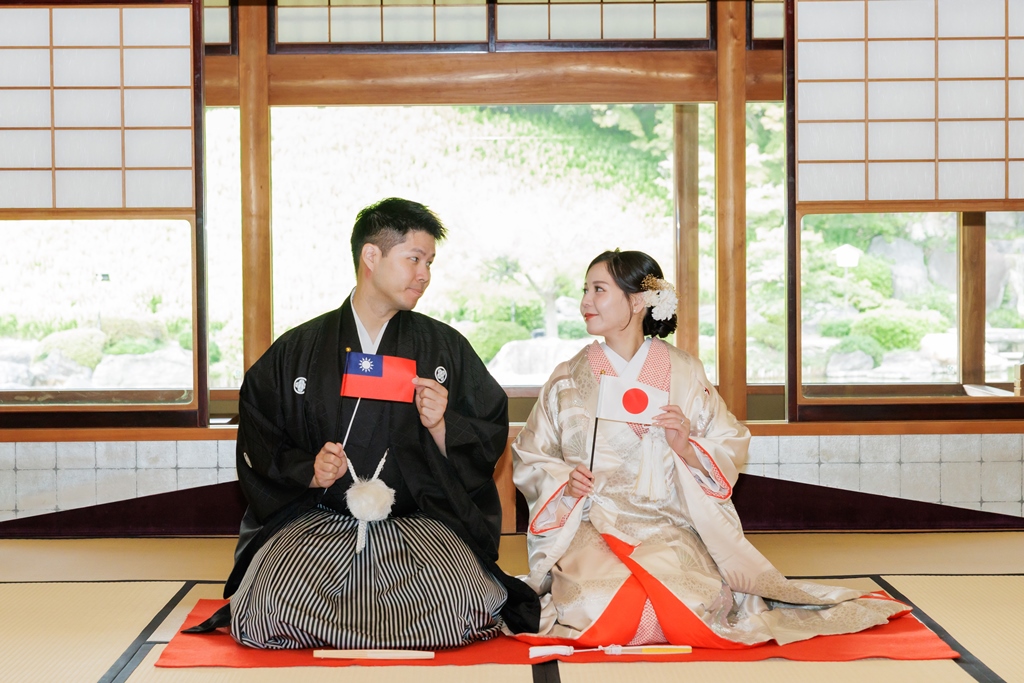 色づいてきた大仙公園で前撮り撮影♡