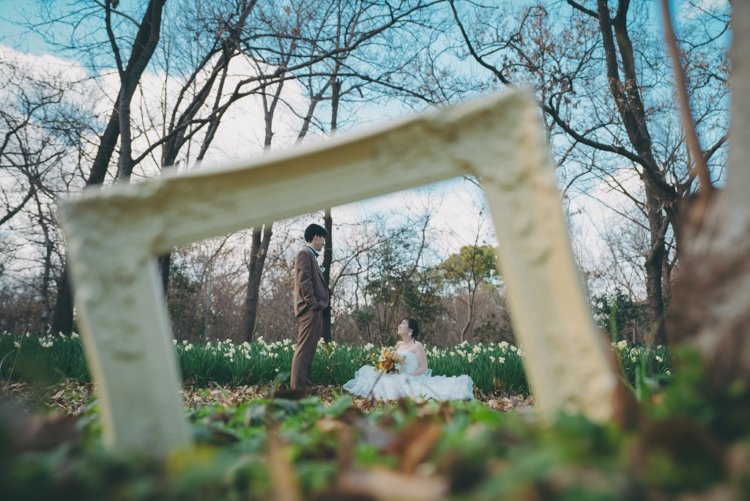 フォトフレームを使って撮影