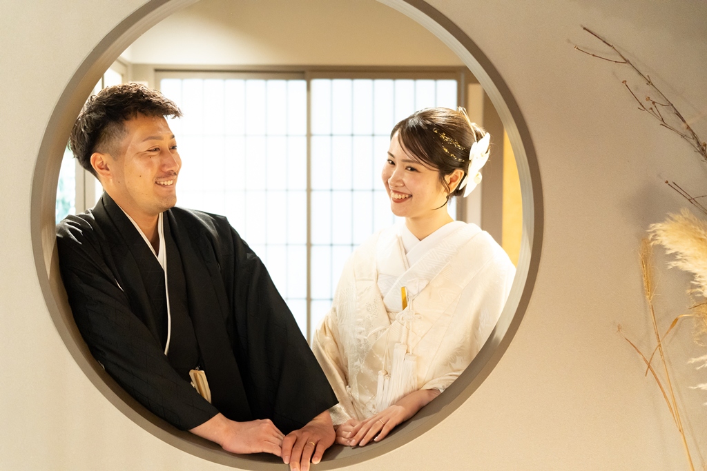和室で紡ぐ、和装前撮りの美しいひととき