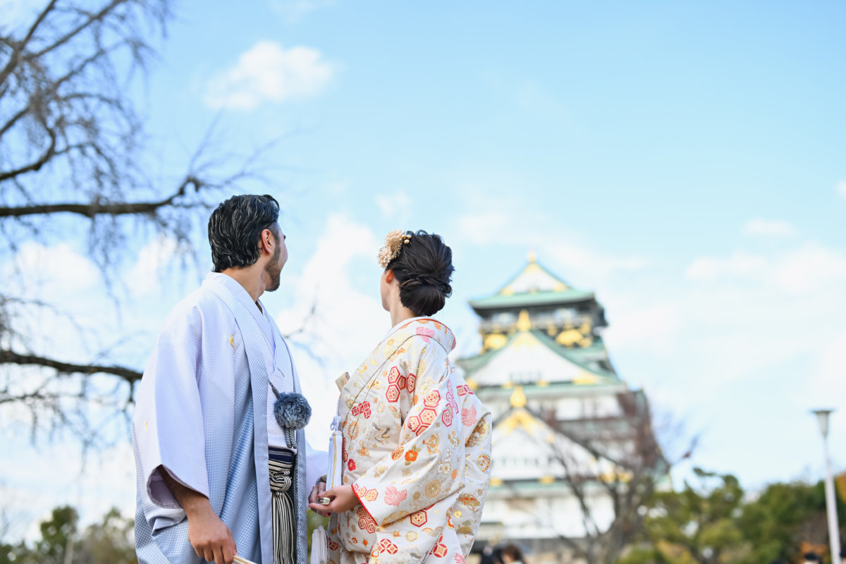 大阪城公園の前撮り・フォトウェディング撮影レポート