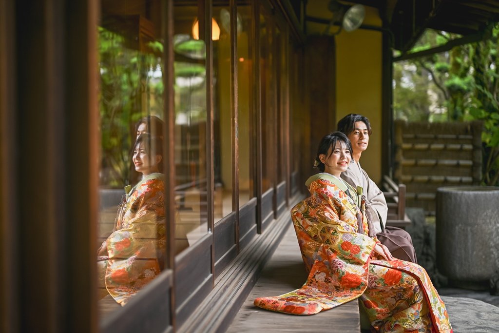 縁側からの眺めも最高