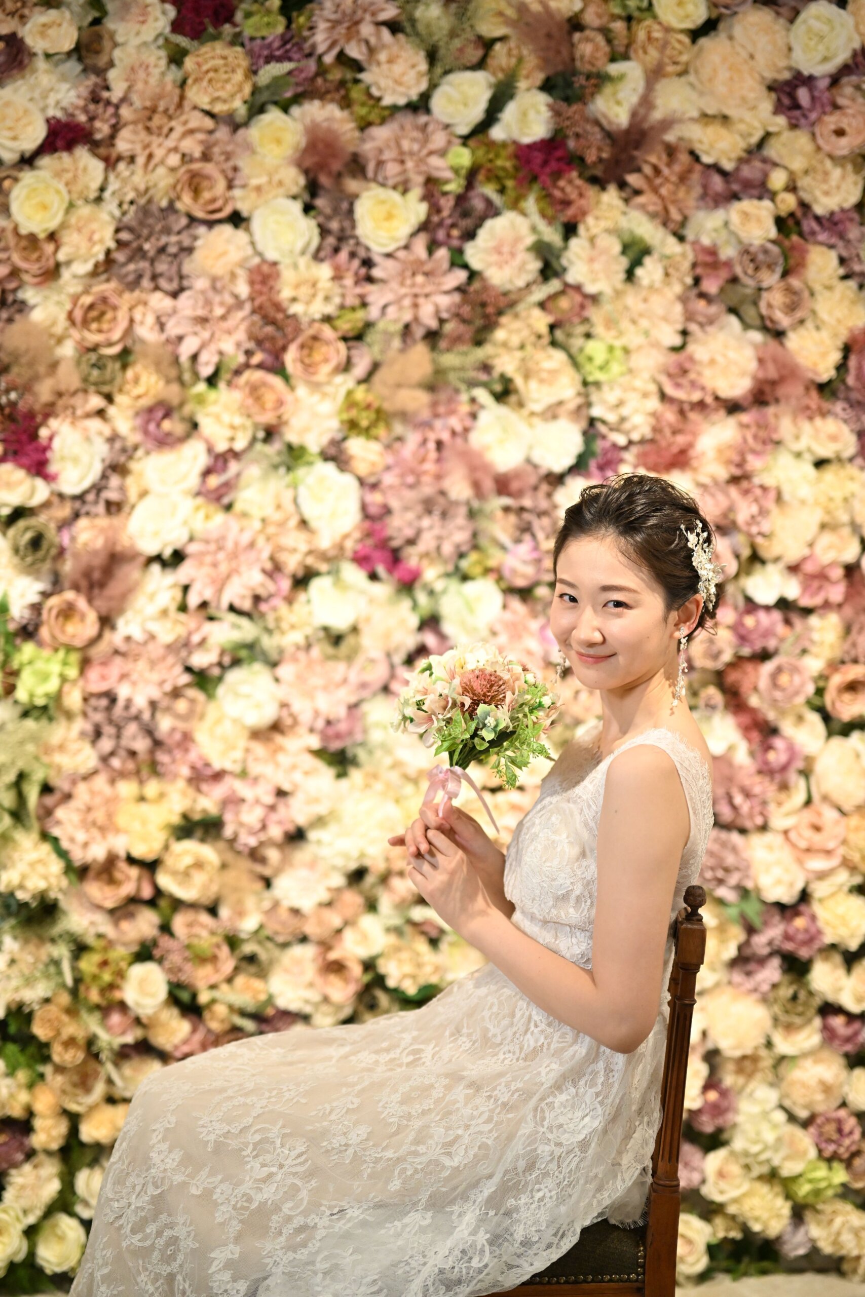 大阪 ガーデンスタジオ 緑 植物 前撮り
